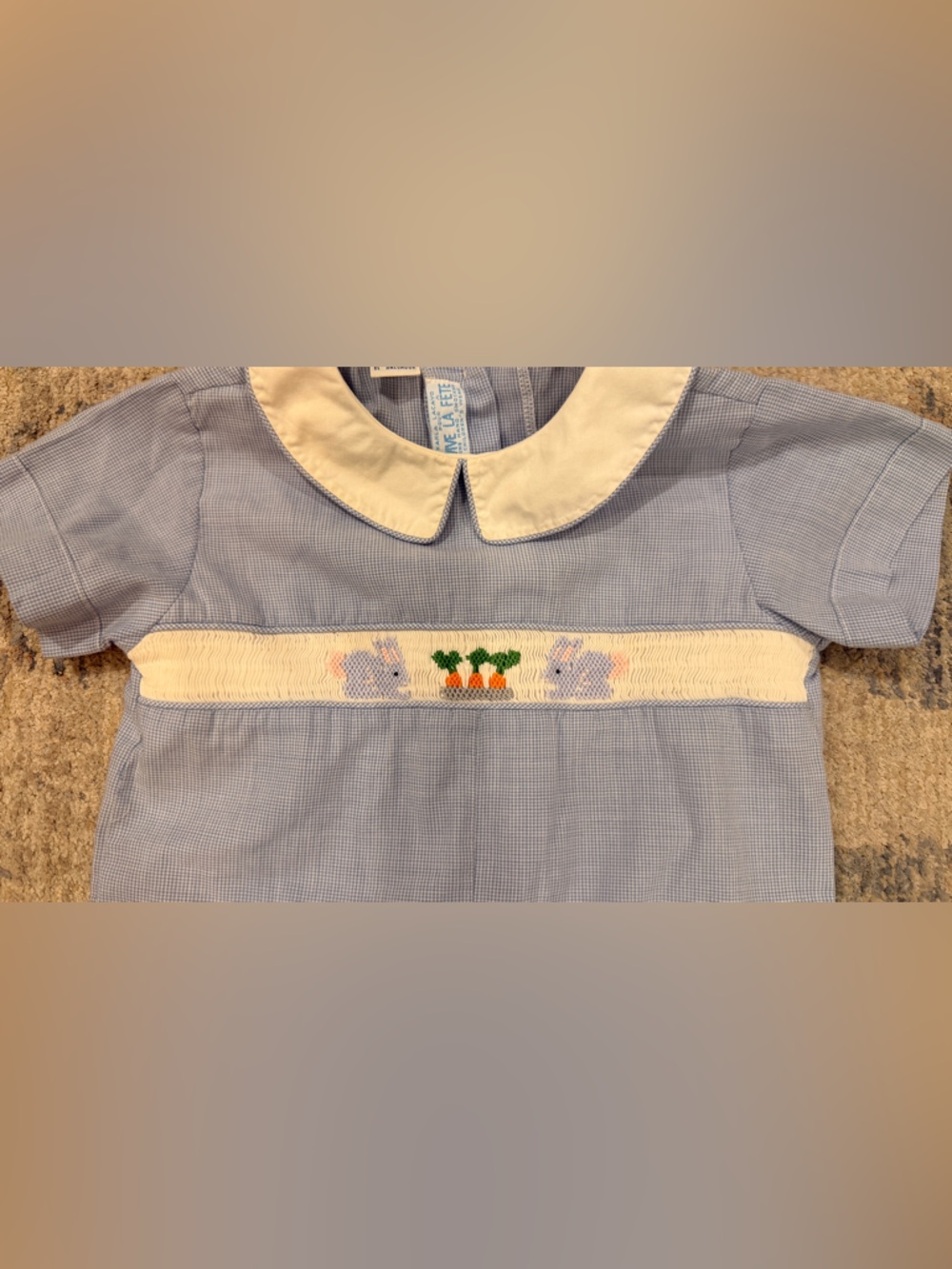Final price Vintage Boy Karla Lacayo Vive La Fete Peter Pan Romper - Picture 2 of 6